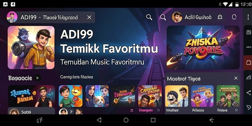 Tampilan gameplay ADI99 yang interaktif dan menarik.