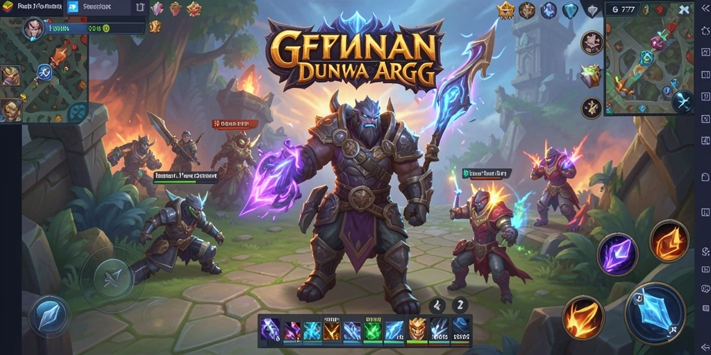 Tampilan gameplay epik dalam GF777 dengan aksi pertarungan yang intens.
