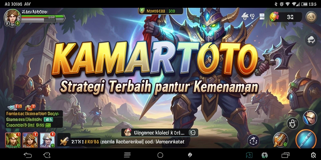 Screenshot gameplay KAMARTOTO yang seru dan menantang.