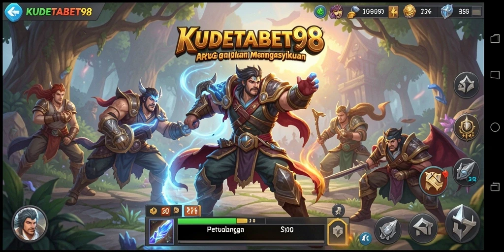 Tampilan gameplay ARPG yang penuh aksi dan petualangan.