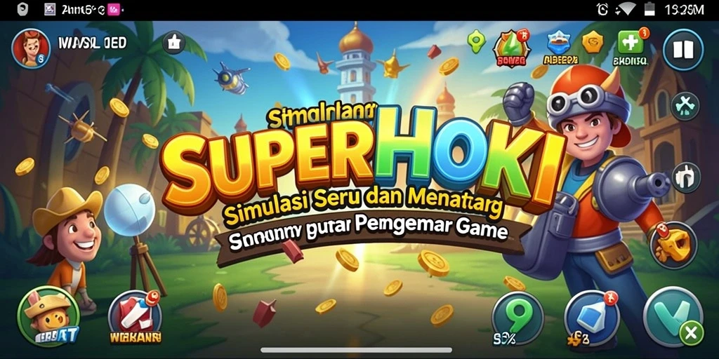 Tangkapan layar gameplay <strong>SUPERHOKI</strong> menampilkan pengalaman simulasi yang mendalam.