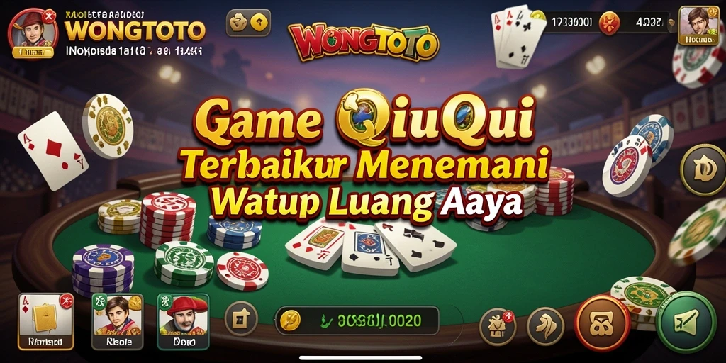 Tampilan seru gameplay QiuQiu di WONGTOTO.