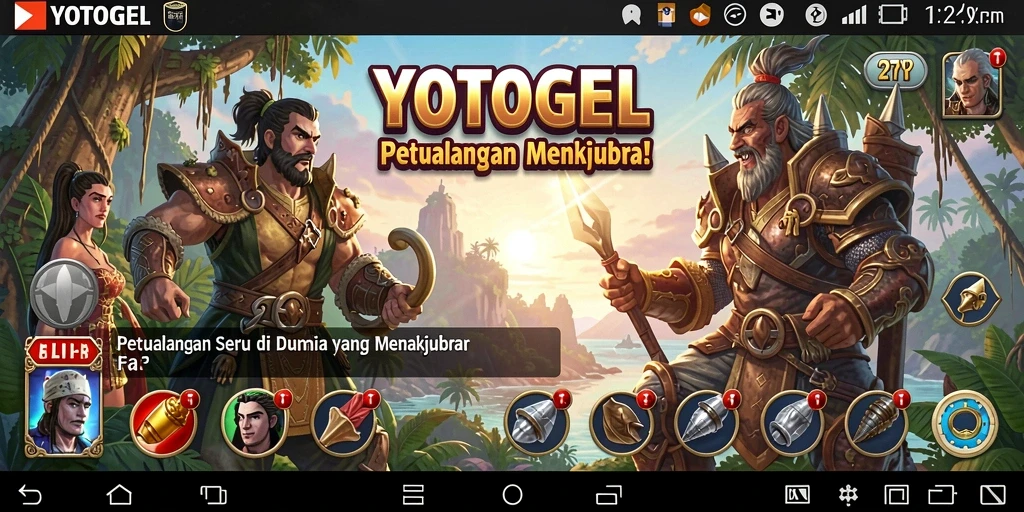 Tangkapan layar gameplay YOTOGEL yang menunjukkan aksi seru dalam petualangan.